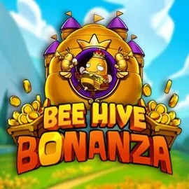 Logo of Bee Hive Bonanza from NetEnt at Genie Play Casino