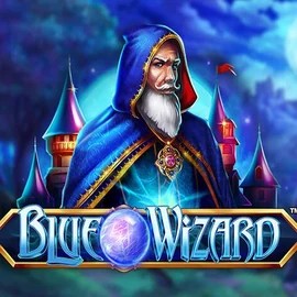 Logo of Blue Wizard from Quickspin at Genie Play Casino