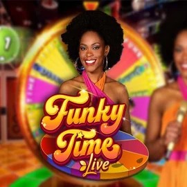 Funky Time by Evolution, showcased at genieplays.com – game logo