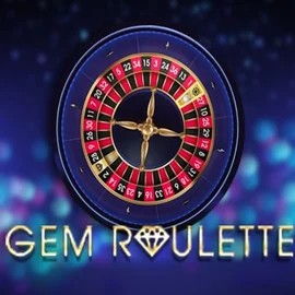 Gem Roulette logo by iSoftBet at Genie Play Casino