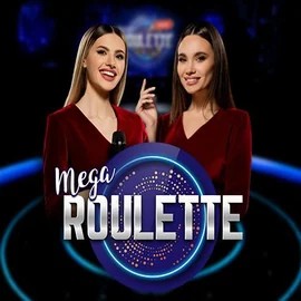 Enjoy Mega Roulette by Pragmatic Play – logo hosted on genieplays.com