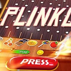 Plinko slot logo by BGAMING at Genie Play Casino