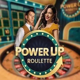 PowerUP Roulette slot icon by Pragmatic Play, available at Genie Play Casino