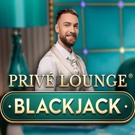 Privé Lounge Blackjack slot logo by Pragmatic Play at Genie Play Casino
