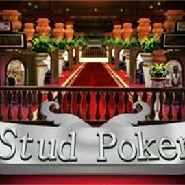Stud Poker 3D slot logo by iSoftBet at Genie Play Casino