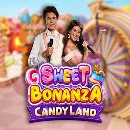 Sweet Bonanza Candy Land Live slot logo by Pragmatic Play at Genie Play Casino