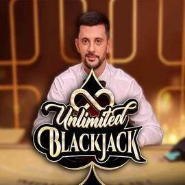 Logo of Unlimited Blackjack from Ezugi at Genie Play Casino